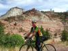 Riding into Zion Canyon Utah
