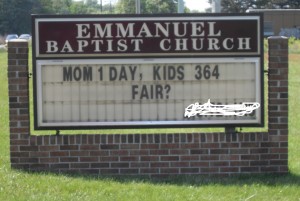 Mom 1 day Kids 364 Fair?